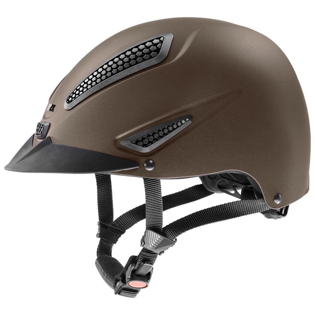 uvex Reithelme Reithelm PERFEXXION II Braun 54-55 cm, Braun 54-55 cm