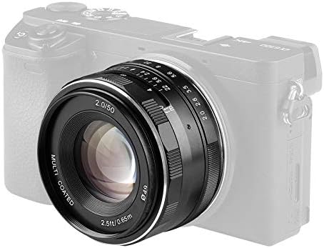 Meike Optics MK 50mm f2.0 Objektiv manueller Fokus für Sony E-Mount, für Sony