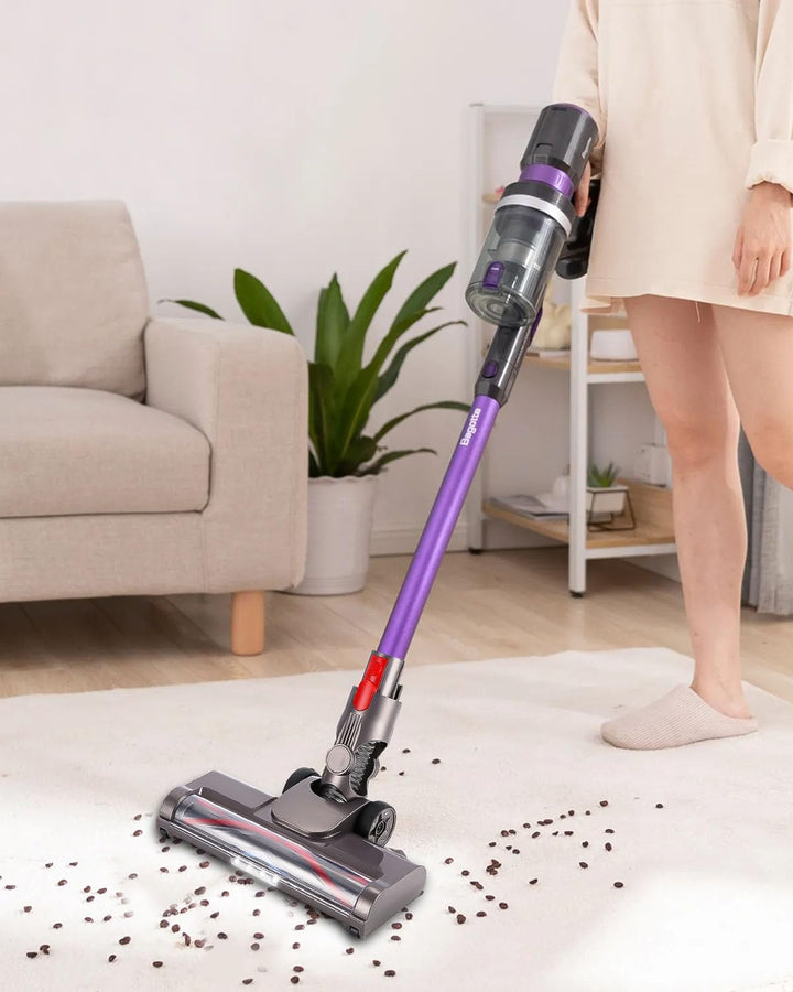 Bürste Kompatibel mit Dyson V7, V8, V10, V11, V15 Staubsauger, Ersatzbürste mit 4-LED Scheinwerfern,