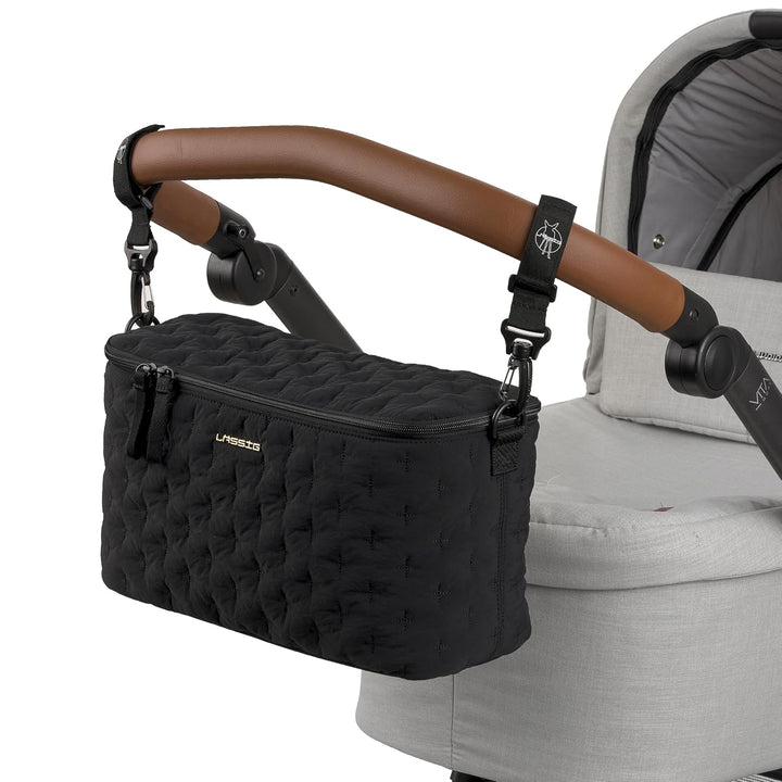 LÄSSIG Umhängetasche Enoa Buggy Organizer Quilted Black schwarz