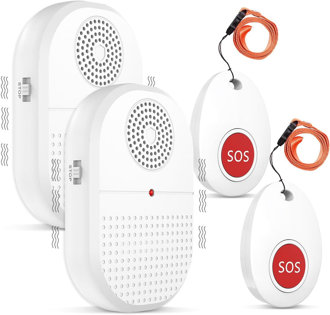 Daytech Notrufknopf für Senioren/Hausnotruf Wireless Alarm Armband senioren notknopf/SOS notfallknop