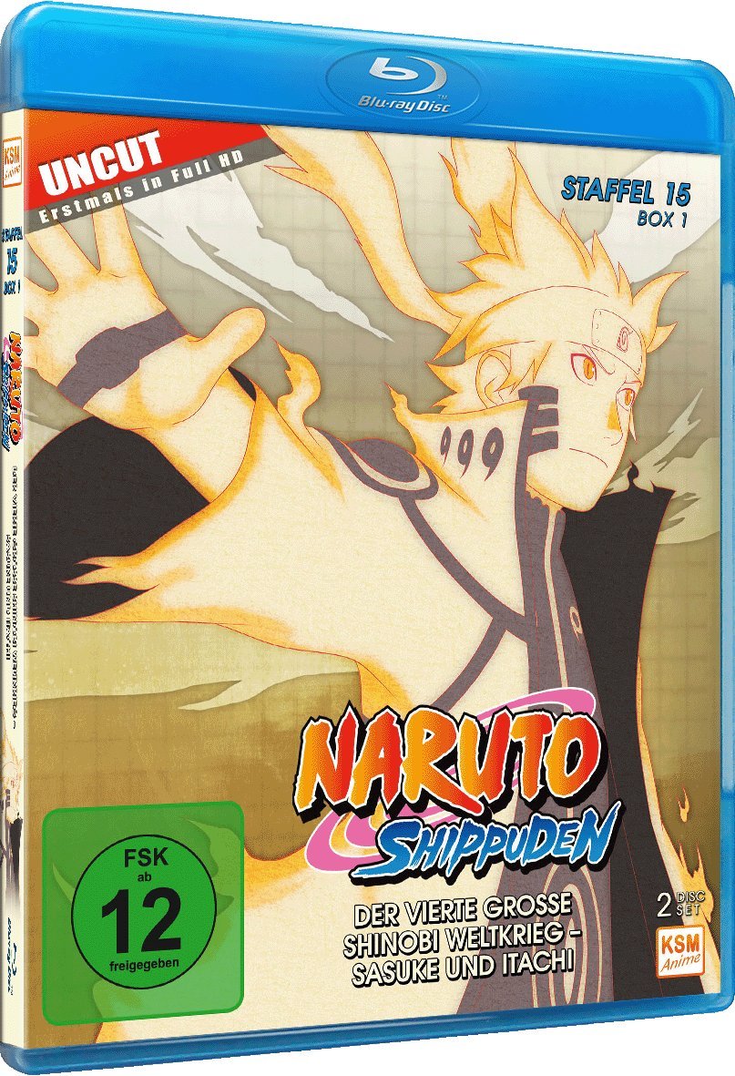 Naruto Shippuden - Staffel 15 - Box 1 (Folgen 541-554, Uncut) [Blu-ray], Blu-ray