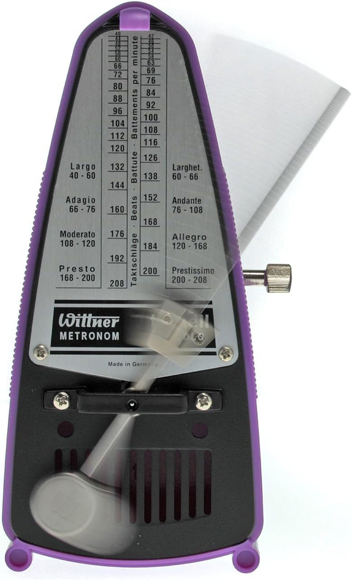 Wittner Metronom 830 371 Kunststoffgehäuse ohne Glocke Taktell Piccolo fliederviolett fliederviolett