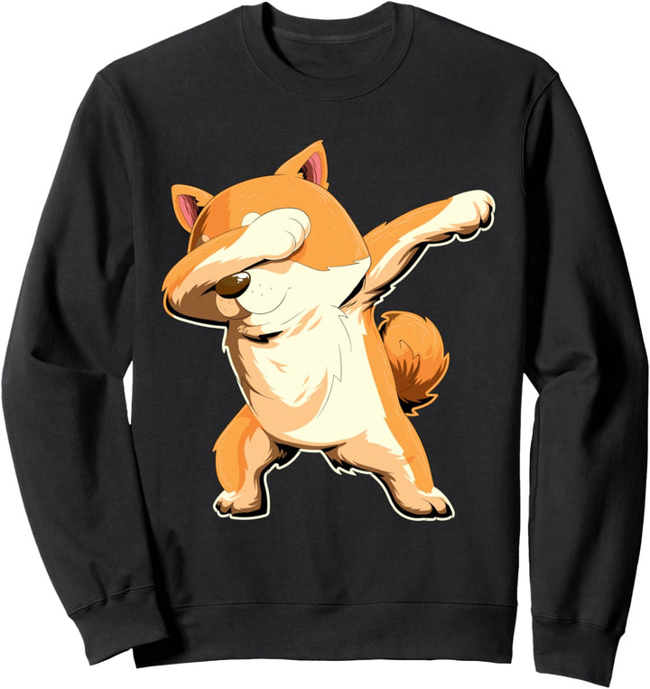 Dabbing Japanischer Hund Shiba Inu Sweatshirt