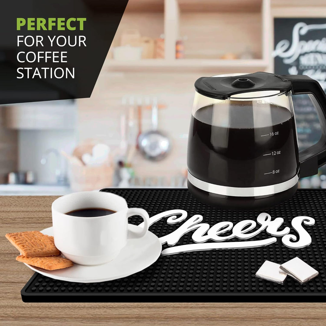 Cheers Bar-Matte für Arbeitsplatte, perfekte Bar-Dekoration, ideal für Barkeeper und Hausbar, auslau