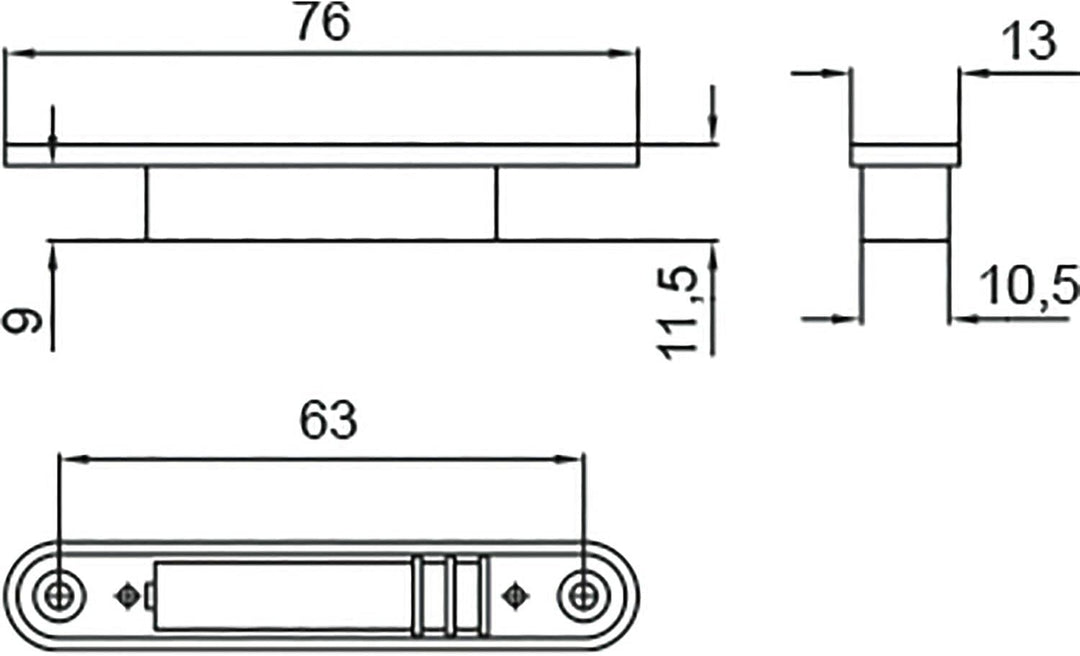 EFF-EFF 10270-6-10 Effeff Einlassreedkontakt Reedkontakt Schliesser max. 40 V/DC IP67, Kunststoff we