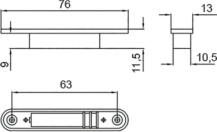 EFF-EFF 10270-6-10 Effeff Einlassreedkontakt Reedkontakt Schliesser max. 40 V/DC IP67, Kunststoff we