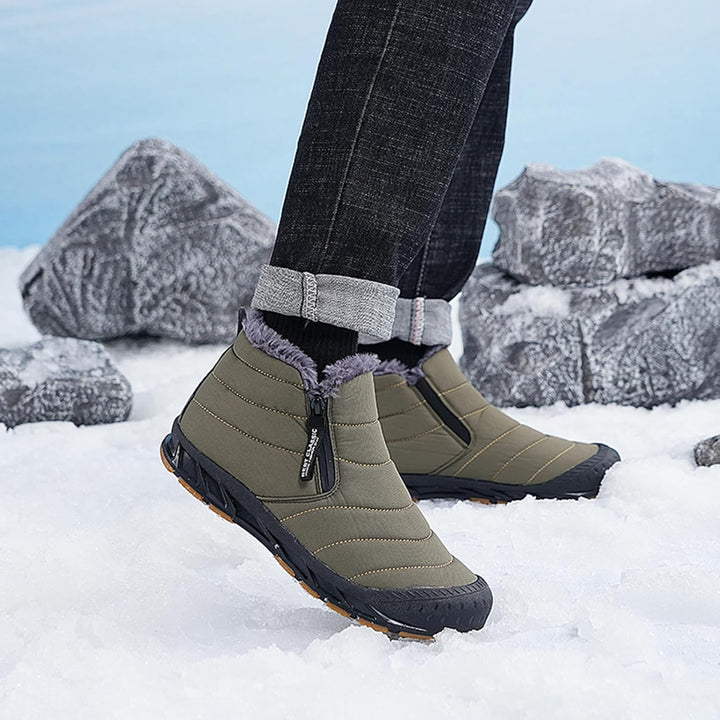 AONETIGER Winterschuhe Herren Damen Gefüttert Winterstiefel Wasserdicht Schneestiefel Warme Bequem S