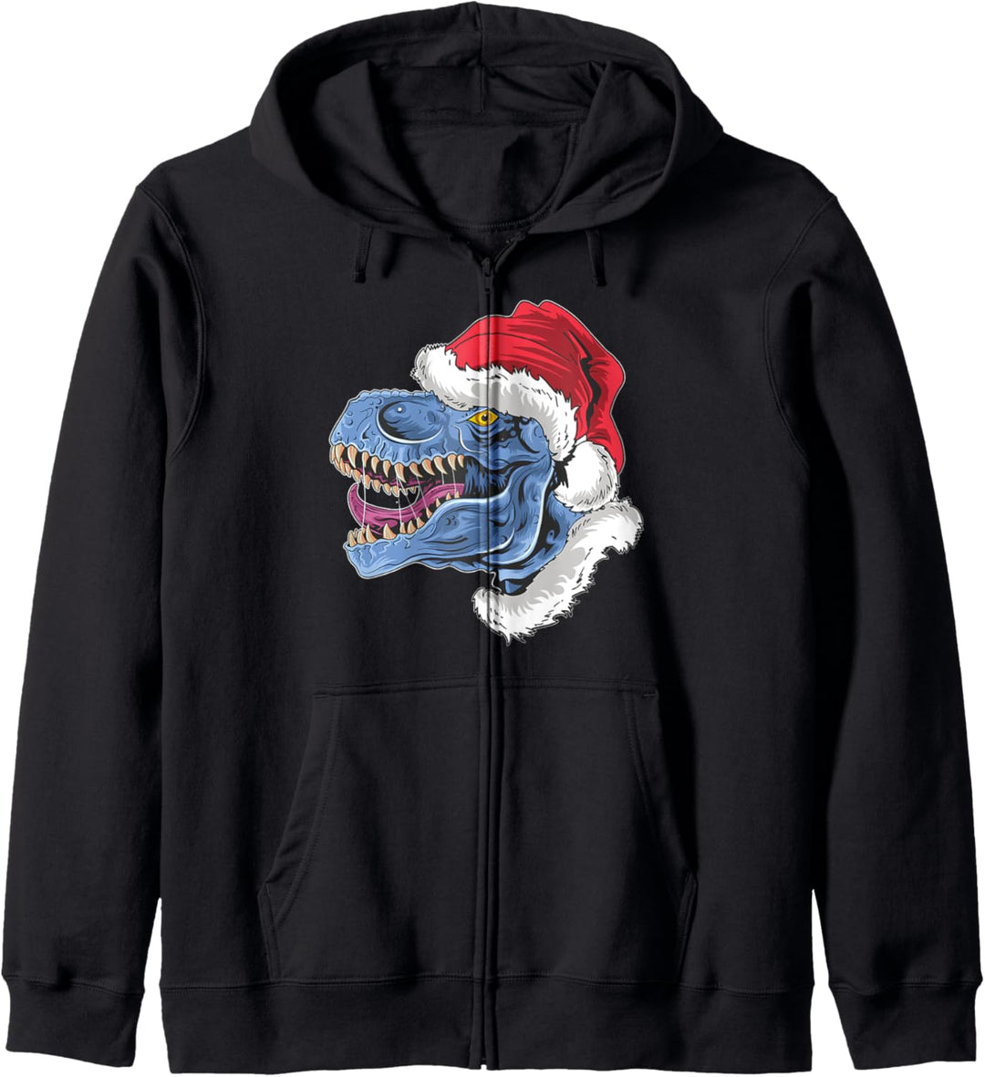 Christmas Dinosaur T Rex Santasauraus Rex Funny Dino Graphic Kapuzenjacke