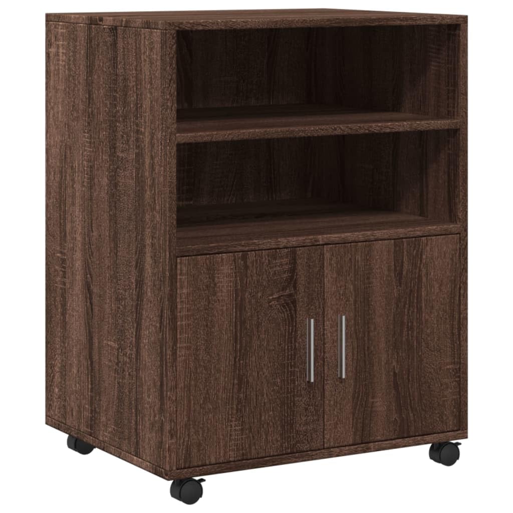 vidaXL Rollschrank, Büroschrank mit Stauraum, Aktenschrank für Wohnzimmer Büro, Bürocontainer Schran