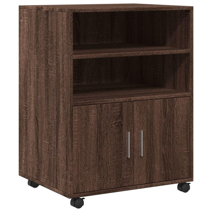 vidaXL Rollschrank, Büroschrank mit Stauraum, Aktenschrank für Wohnzimmer Büro, Bürocontainer Schran