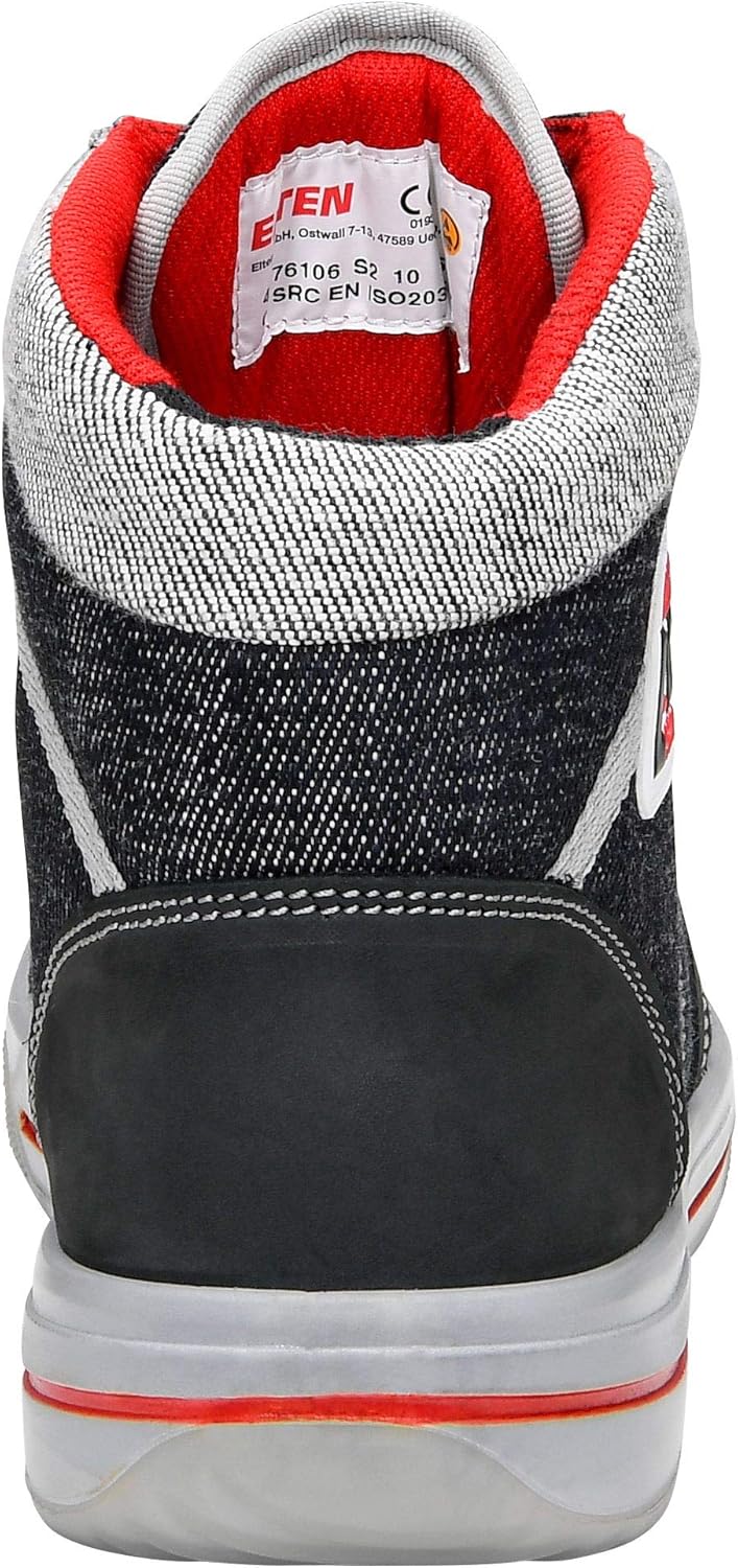 ELTEN Sicherheitsschuhe SENSATION Mid ESD S2, Herren, Leder/Textil, Stahlkappe, leicht, sportlich, S