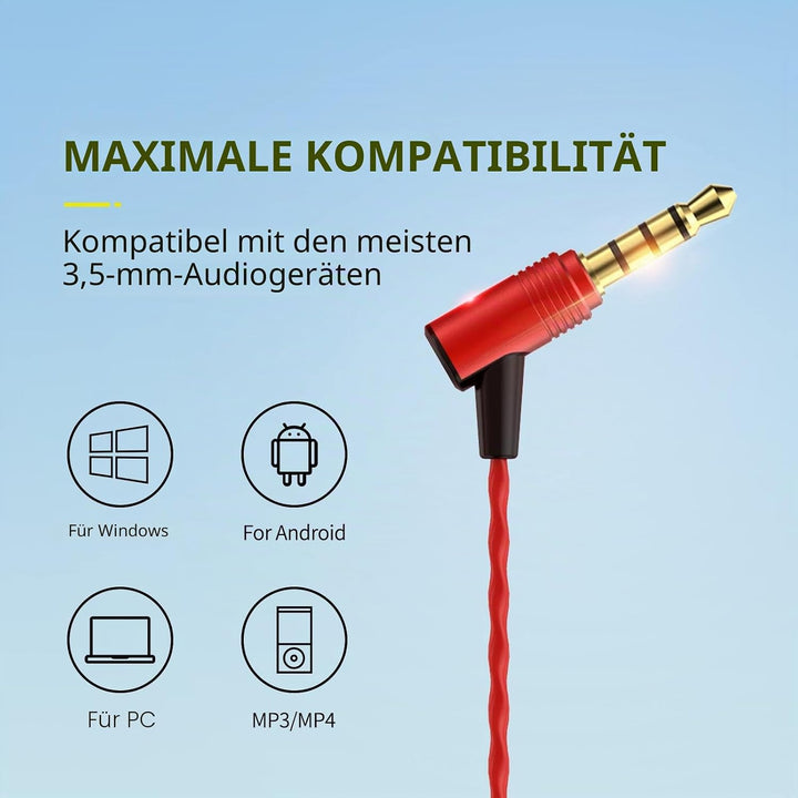 SoundMAGIC E50C In-Ear Headphones Earphones Wired Earphones with Microphone Monitor HiFi, Noise Isol