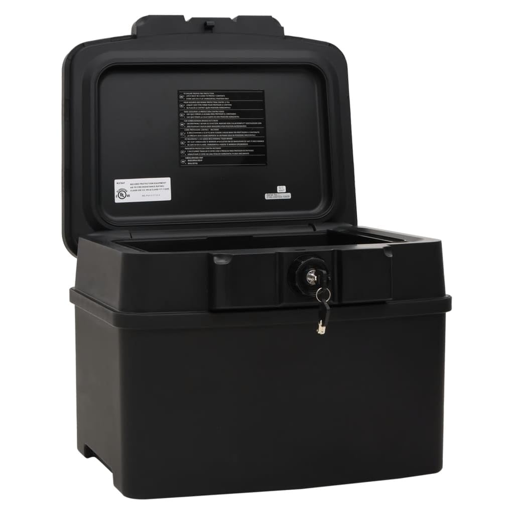 vidaXL Tresor Safe Box Haussafe Geldschrank Möbeltresor Wertschutzschrank Tresorbox mit Schlüssel Fe