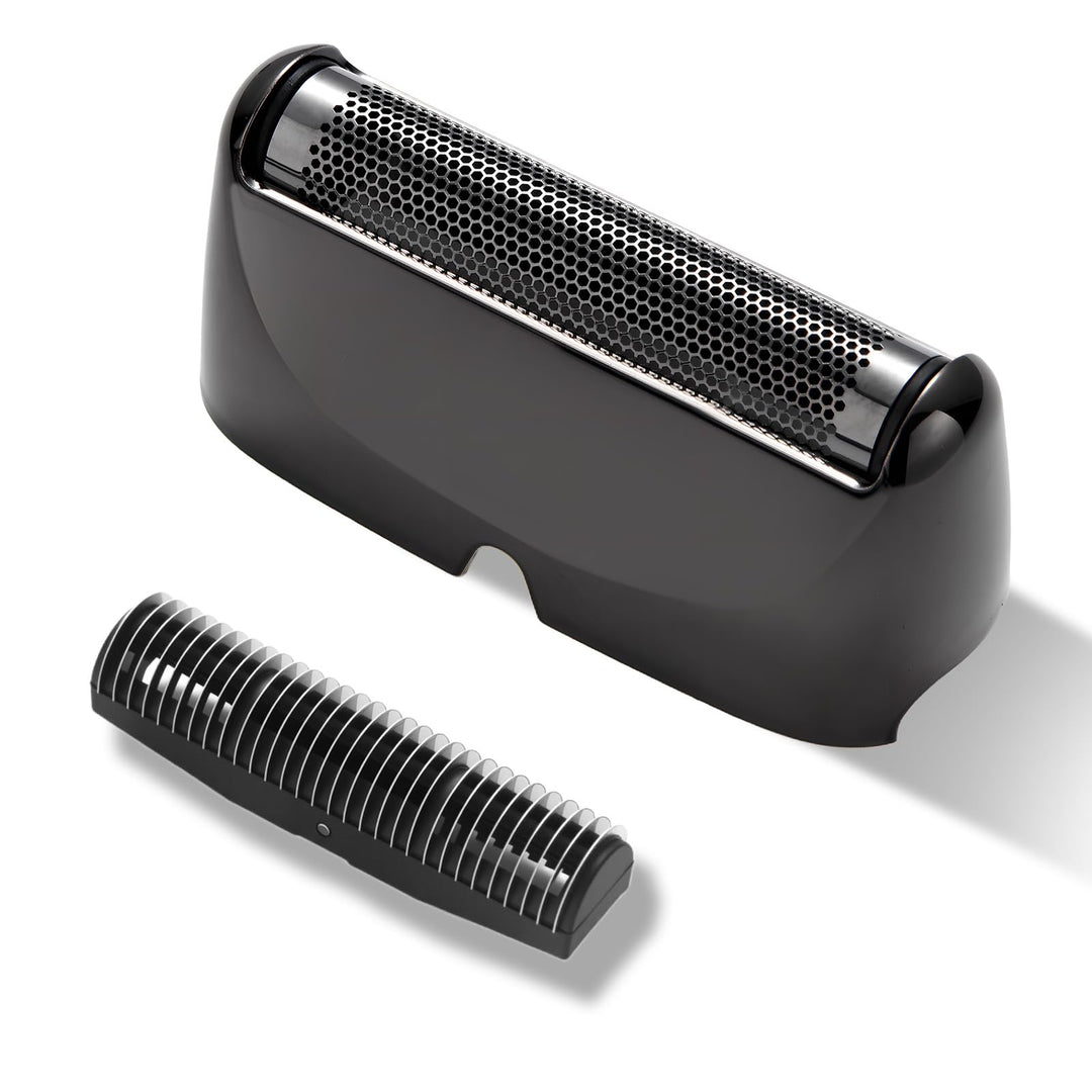Ersatzrasiergitter und Trimmer kompatibel mit BaBylissPRO UV Einzelrasierer (Grau), Grau