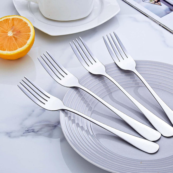 36 Stück Messer und Gabelsets, PionStar Besteck Set 18 Personen, Gabeln 18 Stück/Tafelmesser 18 Stüc