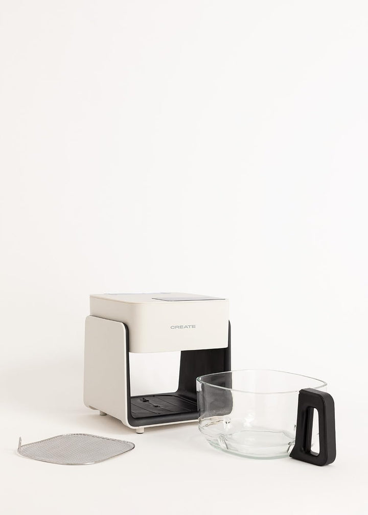 CREATE/AIR FRYER MIST/Ölfreie Heissluftfritteuse 4.2L mit Wasserdampfgarer Cremeweiss/Fassungsvermög