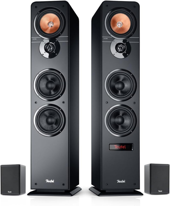 Teufel Ultima 40 Aktiv Surround 4.0 - Aktiv Standlautsprecher mit Kabellosen aktives Rear-Speaker, B