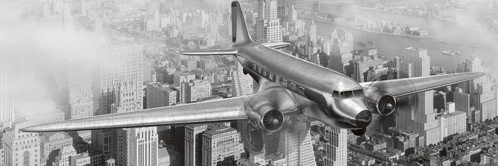 DIMEX Küchenrückwand Folie selbstklebend Flugzeug | Klebefolie - Dekofolie - Spritzschutz für Küche
