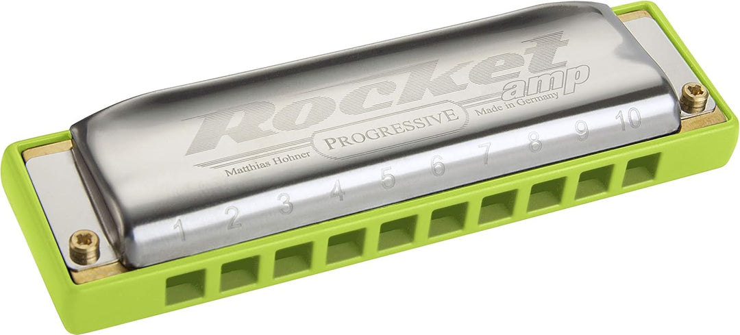 HOHNER Mundharmonika, Rocket-amp, E grün E, grün E