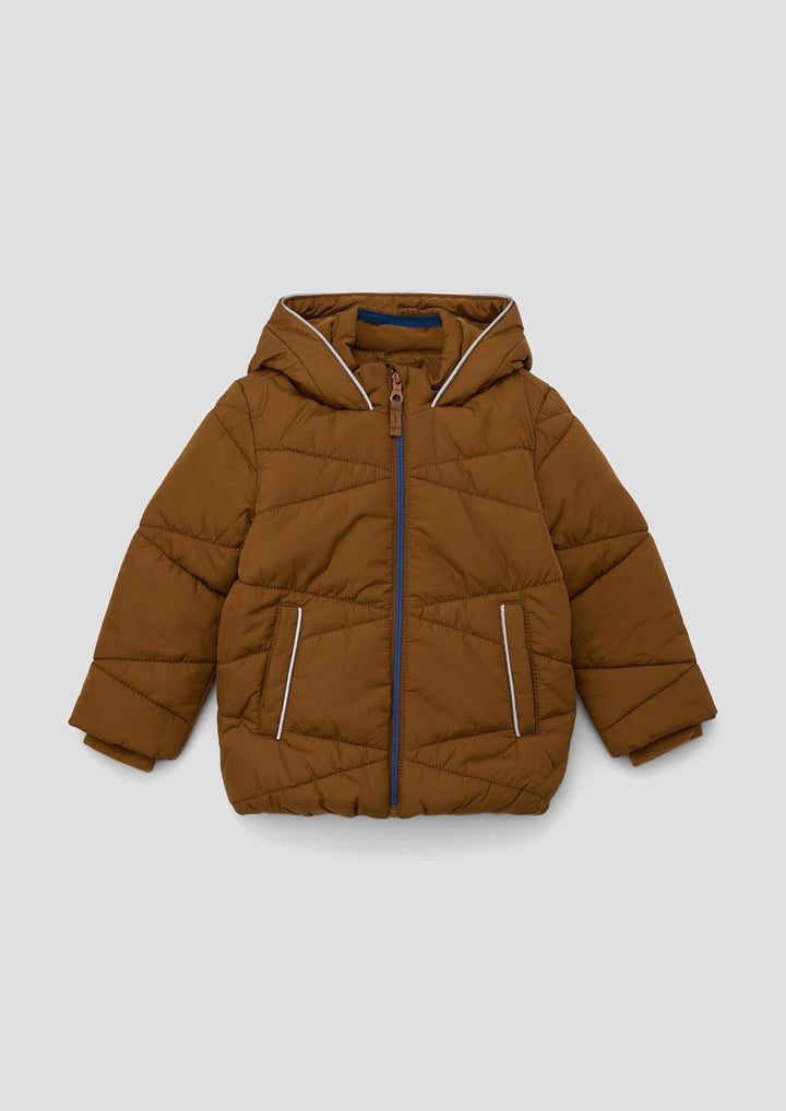 s.Oliver Steppjacke mit Print-Detail 98 Brown, 98 Brown