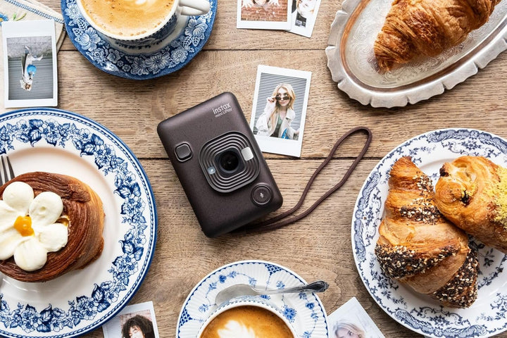 INSTAX Mini LiPlay 2 Digital Hybrid Camera Deep Bronze, Deep Bronze
