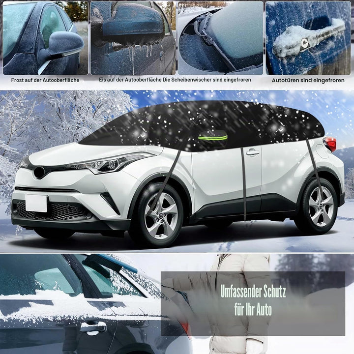 Halbe Autoabdeckung Kompatibel mit Toyota C-HR 2016-2025, Halbabdeckung wasserdichte Halbgarage mit