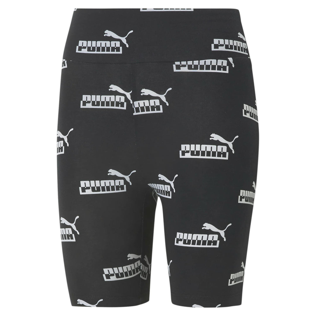 PUMA Damen Strumpfhose Verstärkte Shorts mit 17,8 cm XS Schwarz (Schwarz), XS Schwarz (Schwarz)