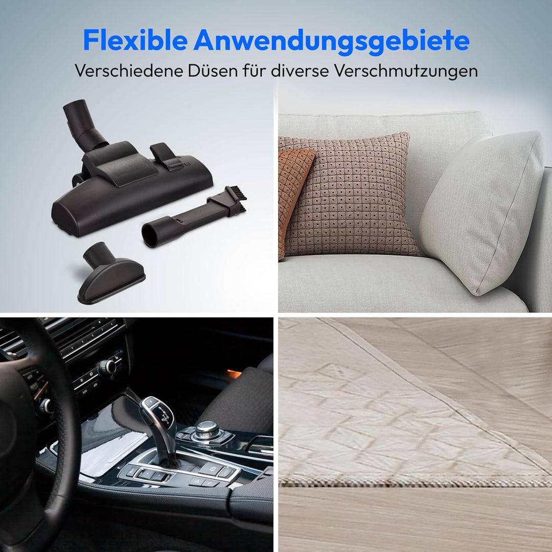 MEDION Beutelloser Zyklon-Staubsauger P2000 (700 Watt Leistung, 2 Liter Staubbehälterkapazität, wasc