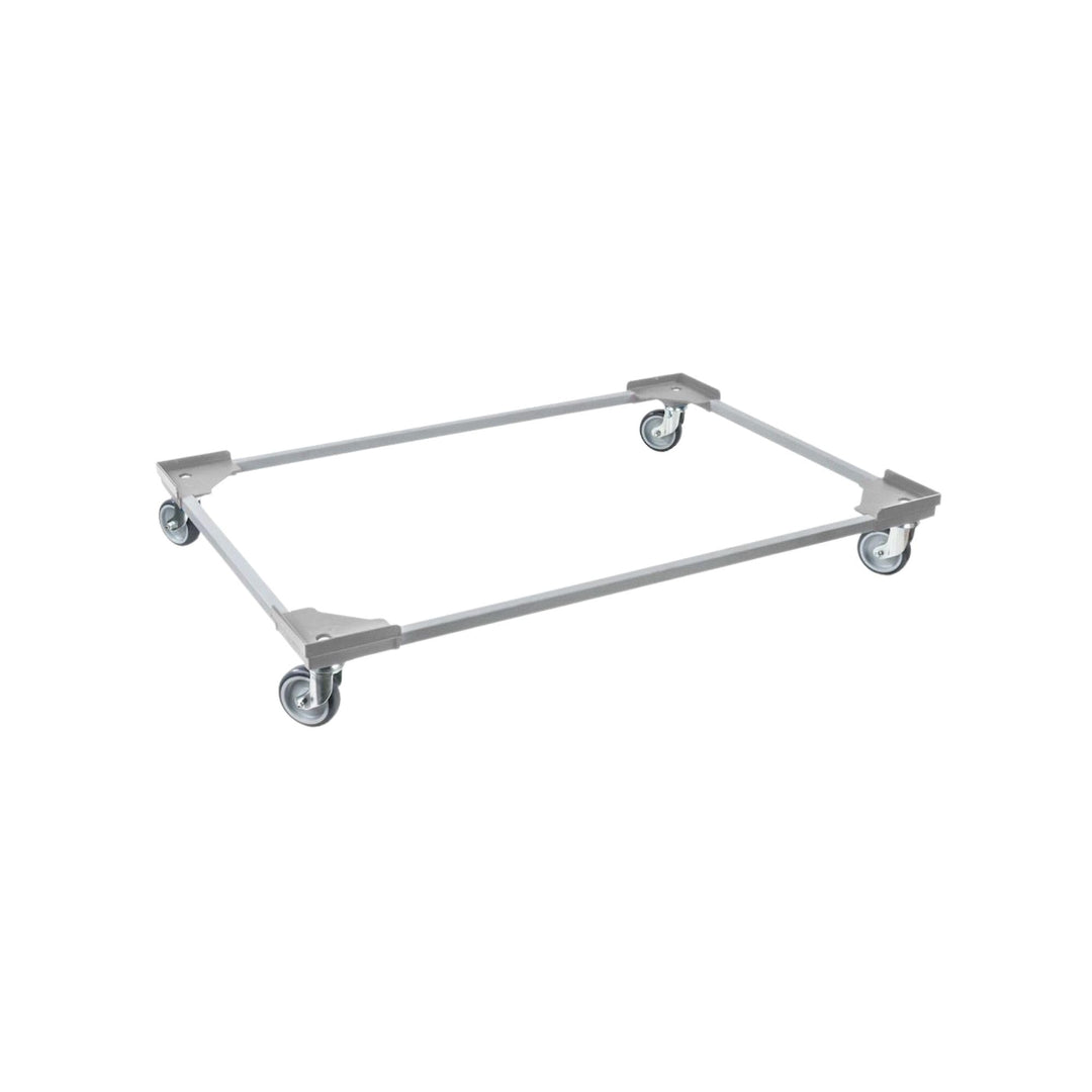 PROREGAL Profi-Flex Transportroller für Euroboxen 120x80cm mit Kunststoffräder grau | 4 Lenkrollen |