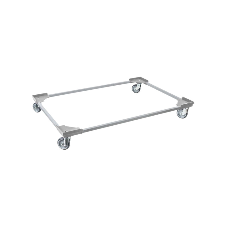 PROREGAL Profi-Flex Transportroller für Euroboxen 120x80cm mit Kunststoffräder grau | 4 Lenkrollen |