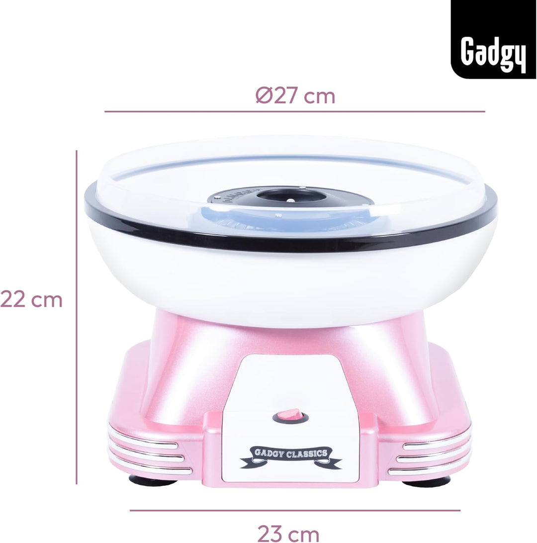 Gadgy Zuckerwattemaschine für zuhause - Zuckerwatte Maschine für Zucker oder Bonbons - Cotton Candy