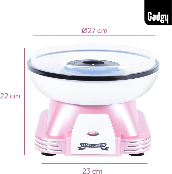 Gadgy Zuckerwattemaschine für zuhause - Zuckerwatte Maschine für Zucker oder Bonbons - Cotton Candy