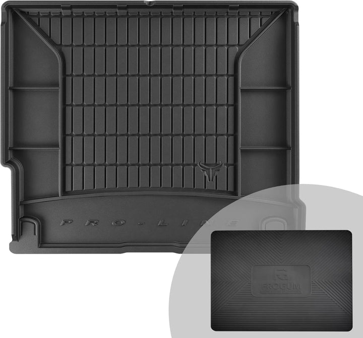 FROGUM ProLine 3D Gummimatte Exklusive Auto Kofferraummatte Kofferraumwanne für Volvo XC60 II ab 201