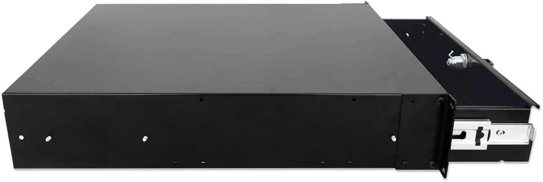 Intellinet 19" Schublade 2HE abschliessbar 466mm tief schwarz