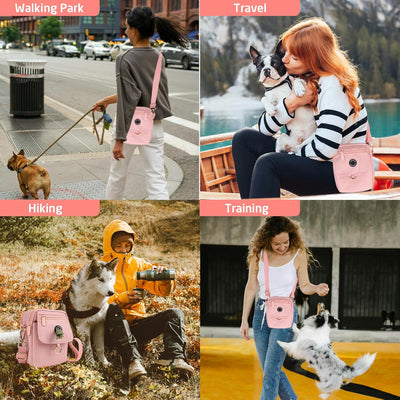 COOWONE wasserdichte Hundeleckerli-Tasche, Hundespaziergang Tasche, Leckerli-Tasche für Hunde, Hunde