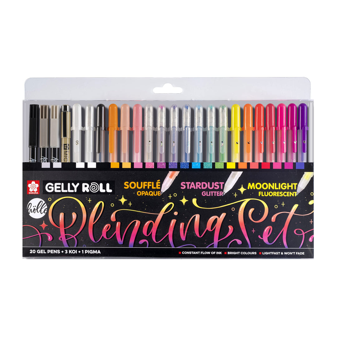 Sakura Gelly Roll Set Frau Hölle | 24 Farben (POXPGBMOO24)