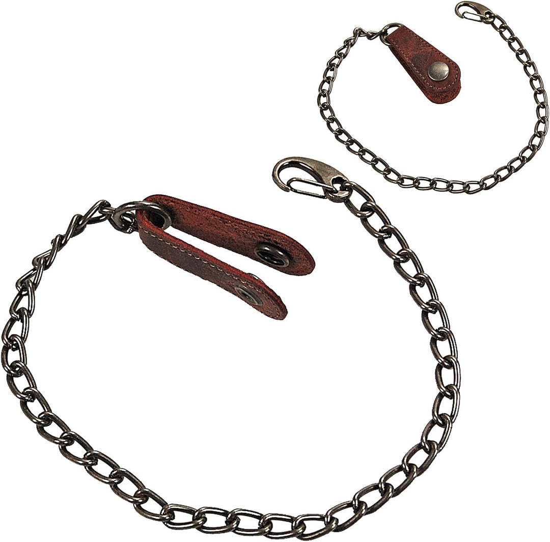 Branco Biker Geldbörse Leder mit Kette Herren Geldbeutel Kettenbörse Bikerbörse Trucker GoBago (Vint