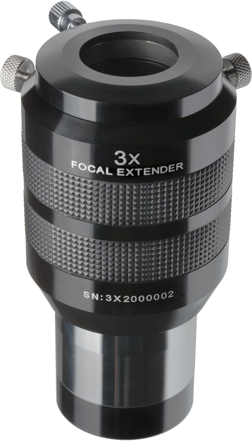 Explore Scientific Fokal Extender 3x 50,8mm/2" Barlowlinse zur Erhöhung der Brennweite für Teleskope