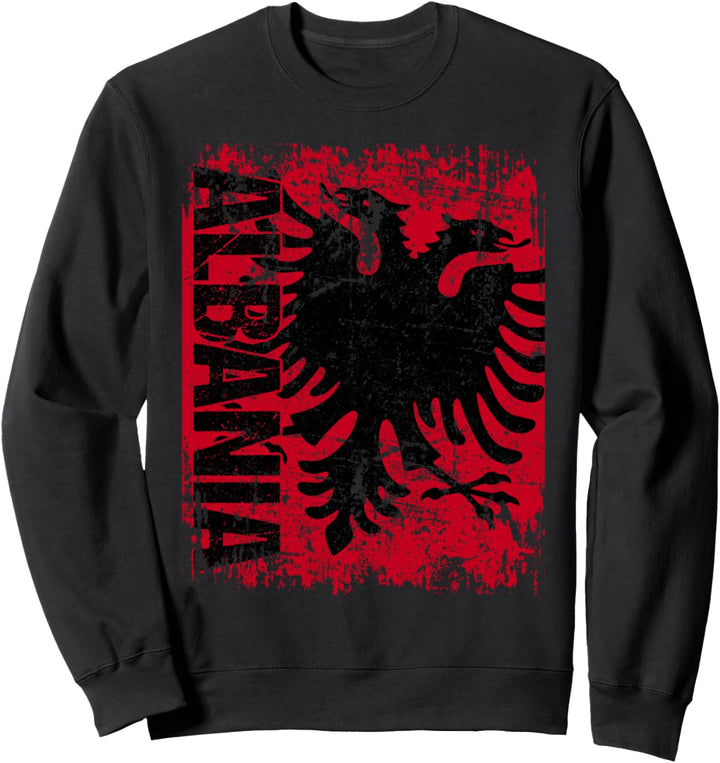 ALBANIEN Flagge | Damen Herren Kinder ALBANIA Sweatshirt