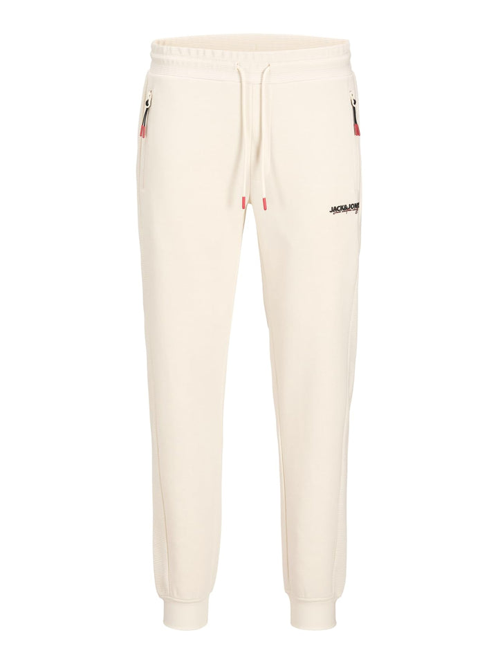 JACK & JONES Male Jogginghose Regular Fit Jogginghose XS Antique White, XS Antique White