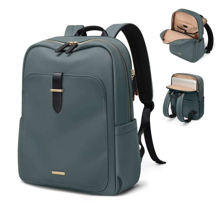 Laptop Rucksack für Damen, Lässiger Backapck für Arbeit und Business, Handtasche, Handgepäck-Reiseru