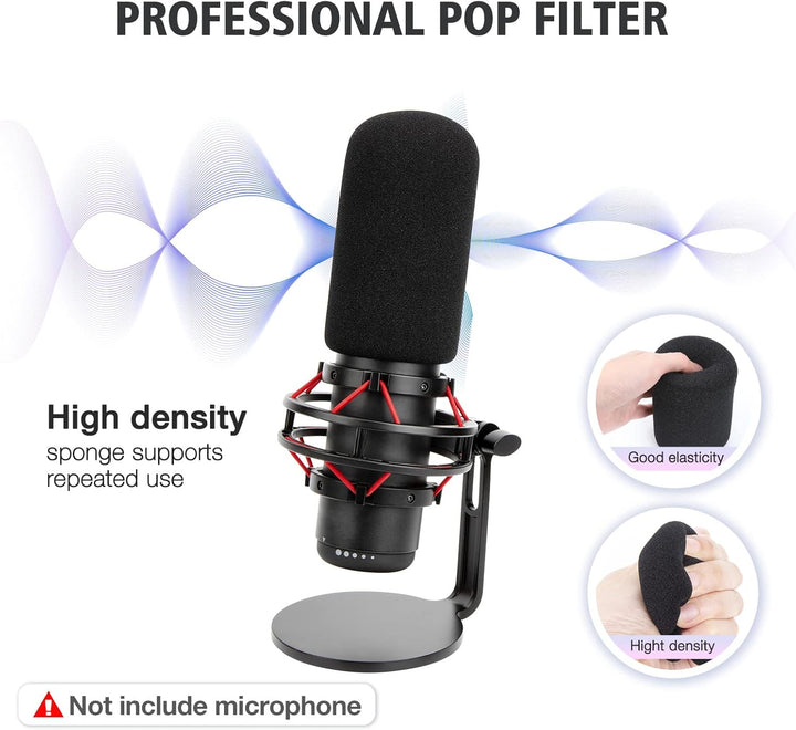 SUNMON Weisser Mikrofon Arm für HyperX QuadCast S, QuadCast S2 Mic Boom Arm Ständer mit Mikrofon Sch