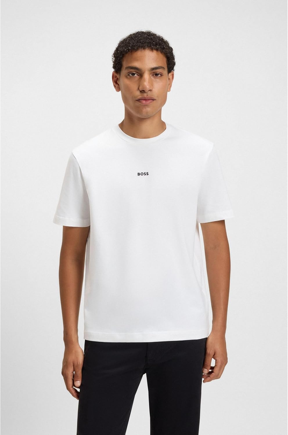 BOSS Tchup Herren T-Shirt, T-Shirt, 50473278, Weiss, 50473278 XL