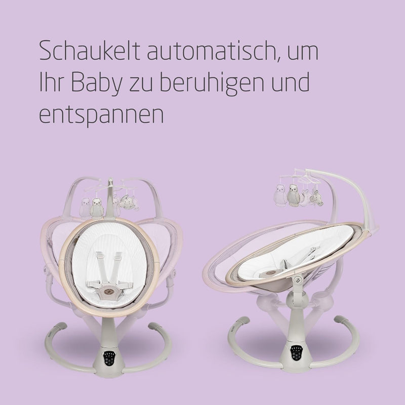 Maxi-Cosi Cassia Babywippe Elektrisch, 0–6 Monate, max. 9 kg, Babyschaukel Elektrisch, 12 Melodien,