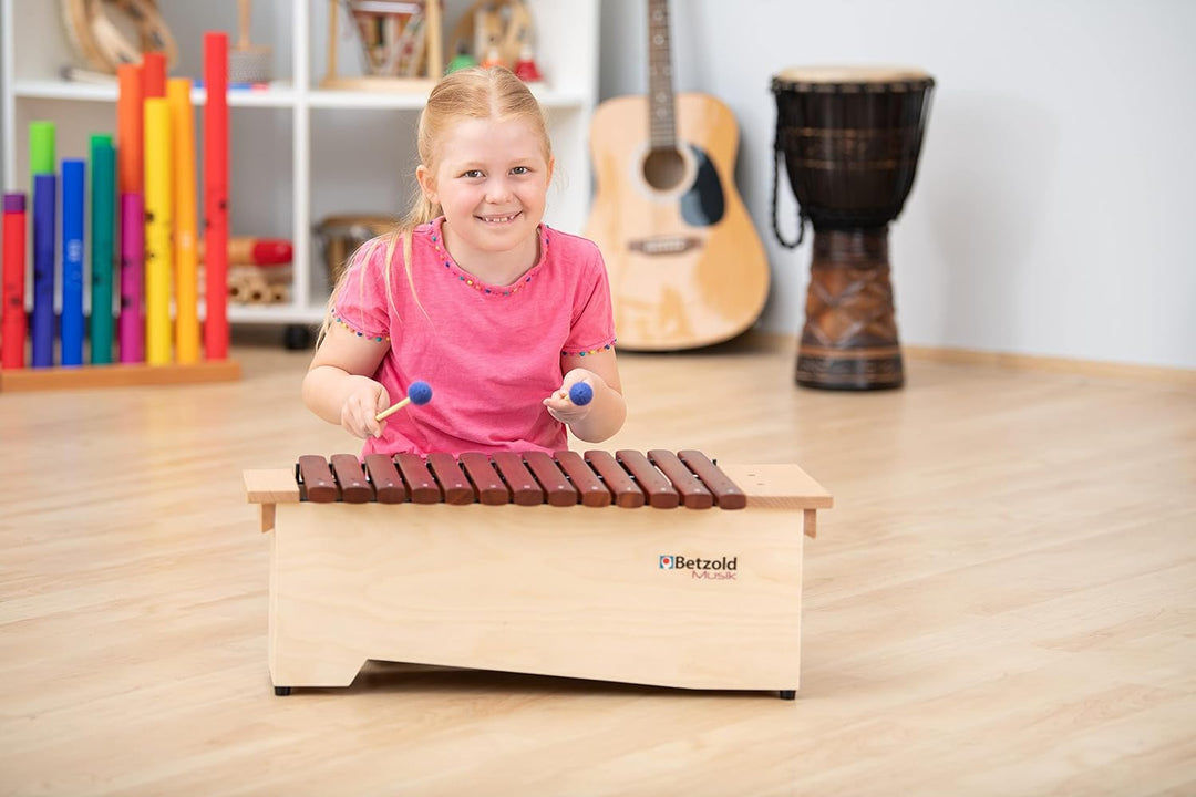 Betzold Musik - Alt-Xylophon - Klangstäbe aus Hartholz, leicht und handlich diatonisch, diatonisch