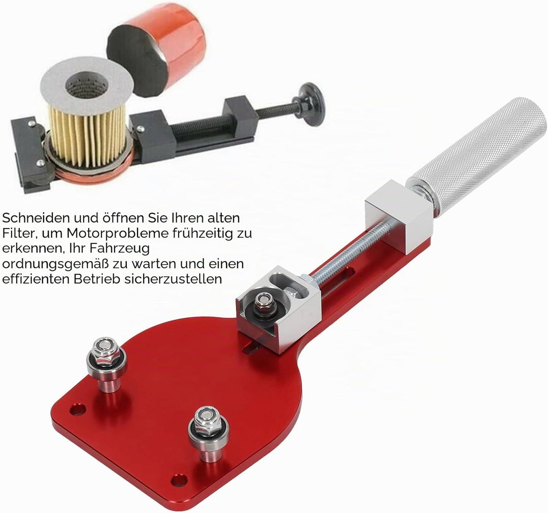 Ölfilterschneider 77750 Ölfilter aus Zinklegierung Zum Schneiden von Autoreparaturwerkzeugen 2‑3/8 Z