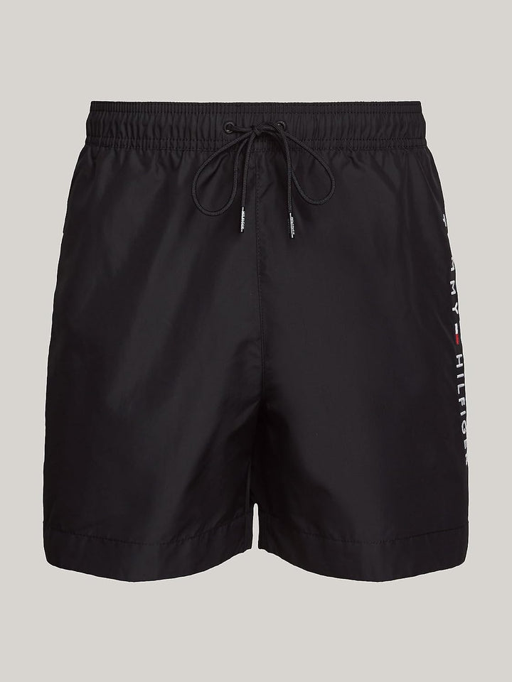 Tommy Hilfiger Bodeshorts Gummibund Tunnelzug Logo dunkelblau M Black (Black), M Black (Black)