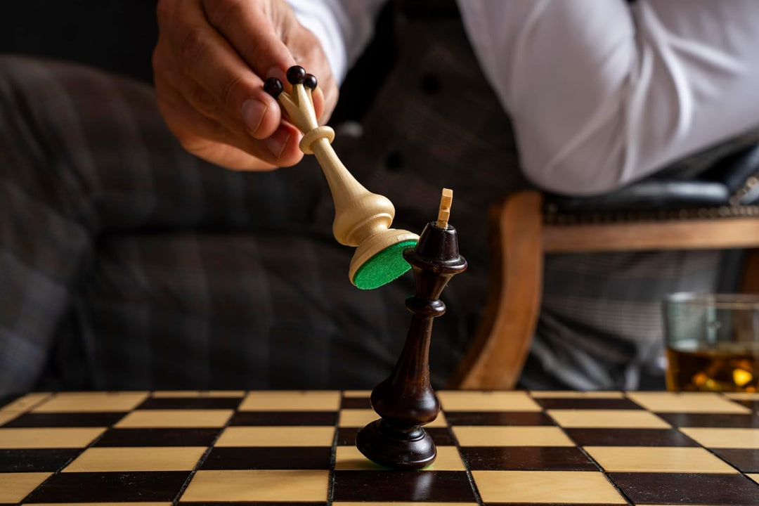 Sunrise Chess | Schach Beskid | Gross | Traditionelles Design | Sorgfältige Verarbeitung | Gut gemah