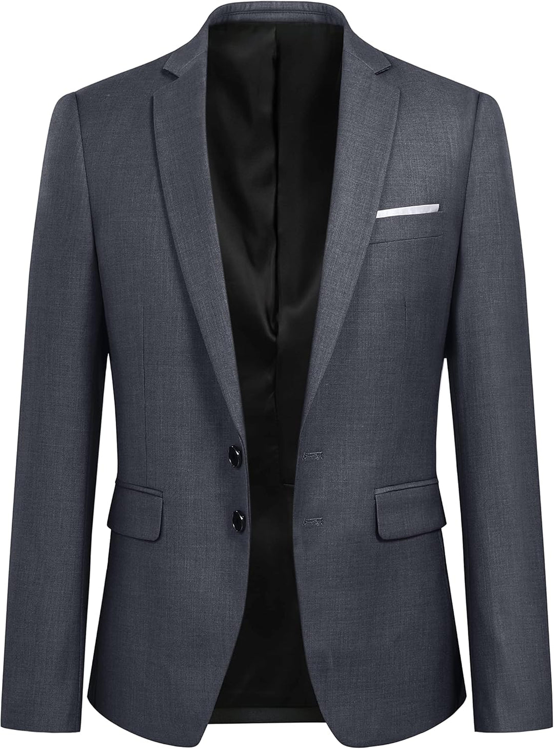 YOUTHUP Herren 2 Teilig Anzug Modern Slim fit Anzüge Einreiher Anzugsjacke Anzughose Business Hochze